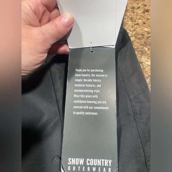 NWT SNOW COUNTRY OUTERWEAR SKI RIDER PANT 4X WOMENS BLACK WINTER - Picture 6 of 8